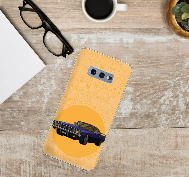 Vibrant Classic Automobile Samsung stickers - TenStickers