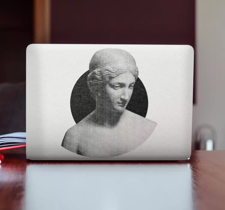 Vintage Sculpture Accent laptop skin - TenStickers