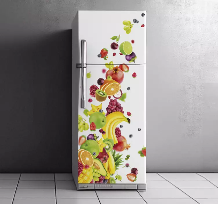 Vinyl Fruit fridge sticker - TenStickers