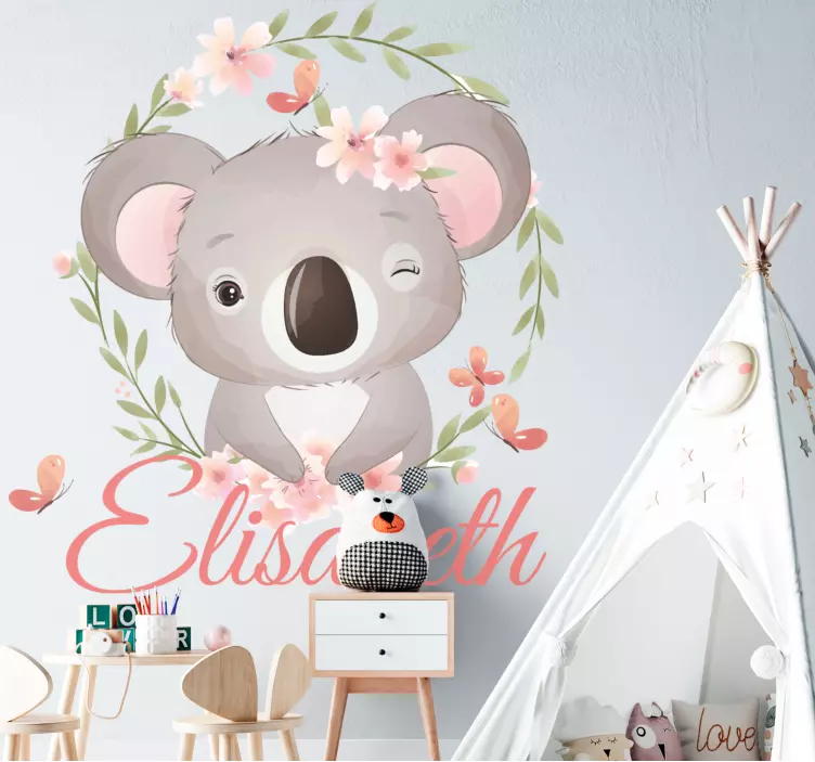 Wall stickers for kid adorable koala illustration - TenStickers