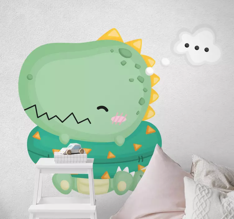 Wall stickers for kid cute dinosaur design - TenStickers