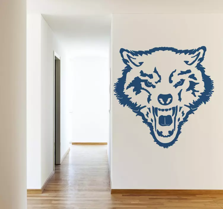 Wild Wolf Decal - TenStickers