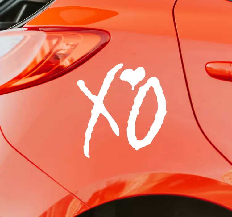 XO Brand Logo Vinyl Sticker - TenStickers