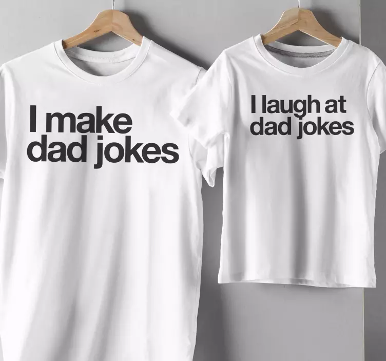 Dad jokes Father and son shirt - TenStickers