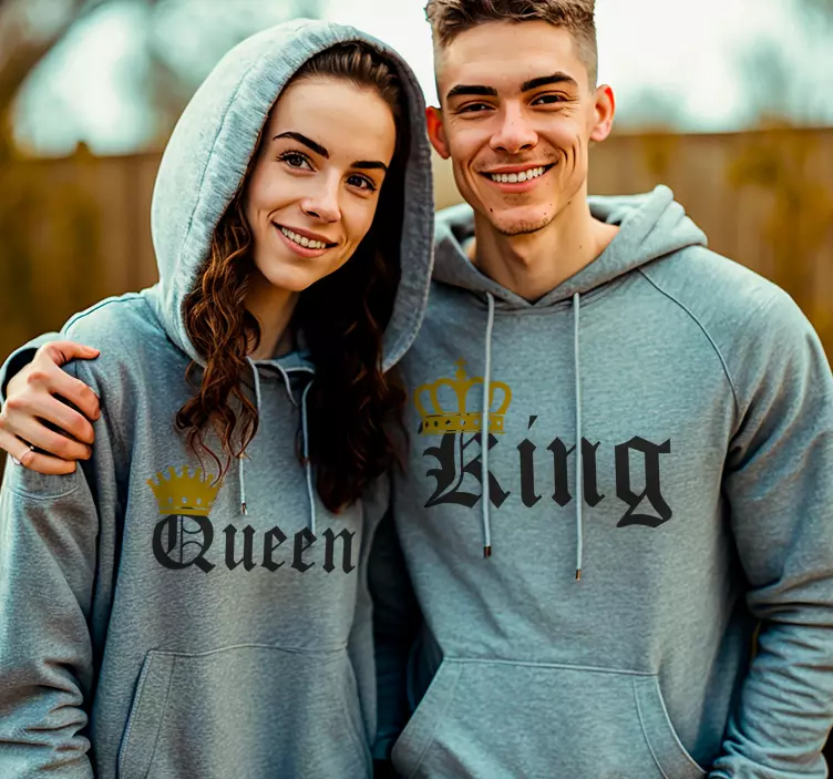 Kings Couple Couple t shirts - TenStickers