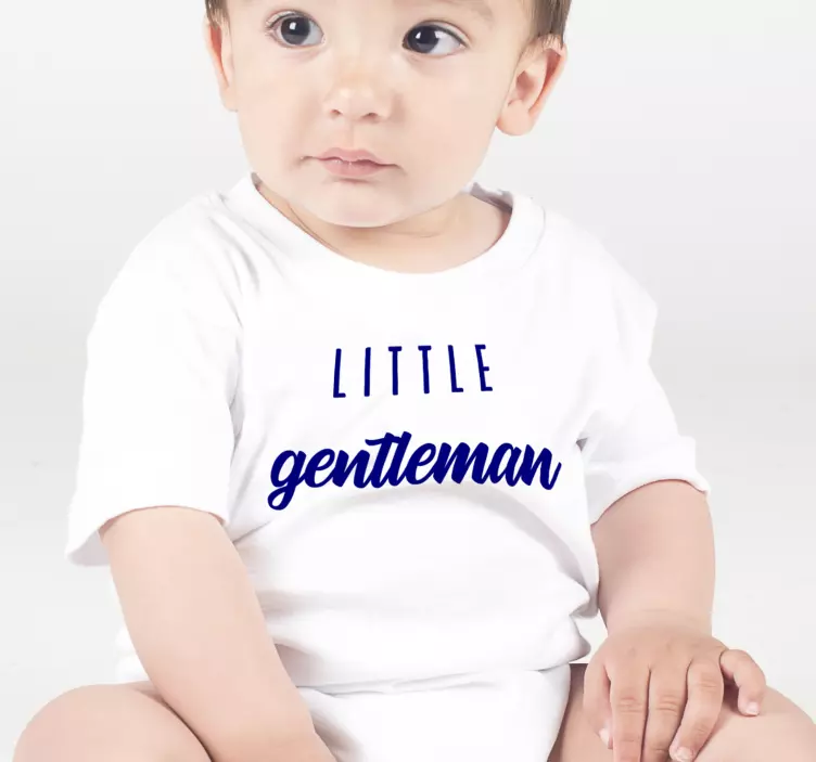 Little gentleman Baby shirt - TenStickers