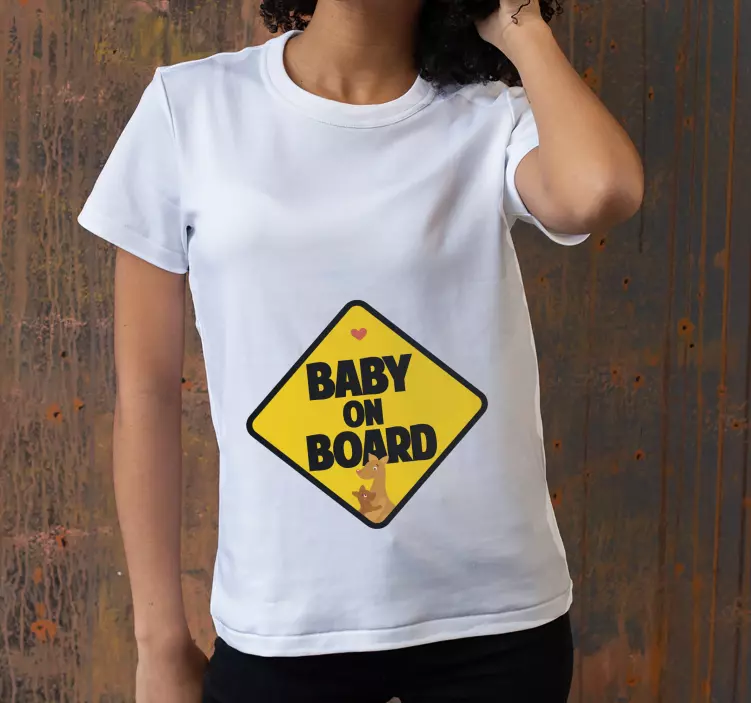 On board design baby t-shirt - TenStickers