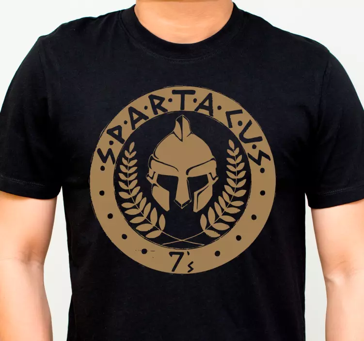 Spartan logo custom t-shirt - TenStickers