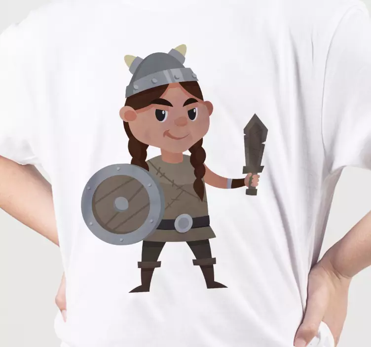 Viking Drawing Kids t-shirt - TenStickers