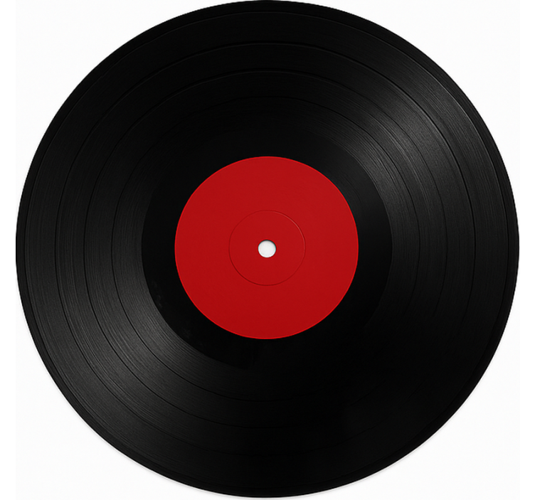 Colossal Vinyl Record dining room vinyl rug - TenStickers