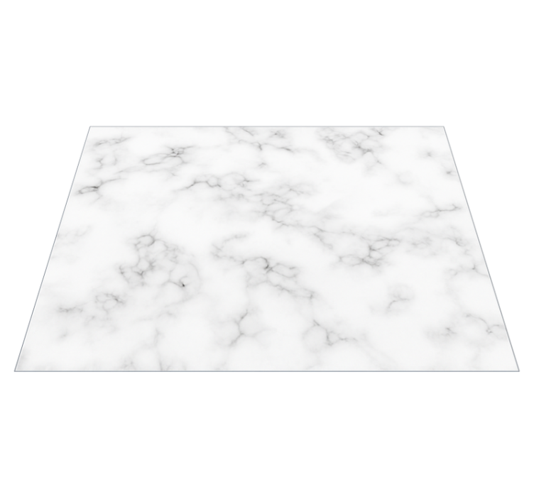 Kitchen vinyl rug simple marble pattern - TenStickers