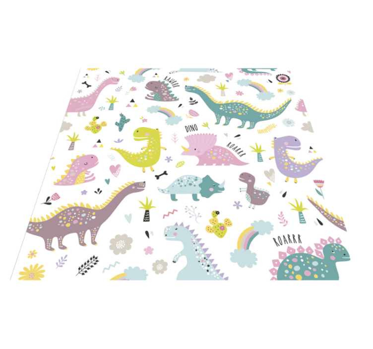 Dinosaur kallax animal vinyl rug - TenStickers