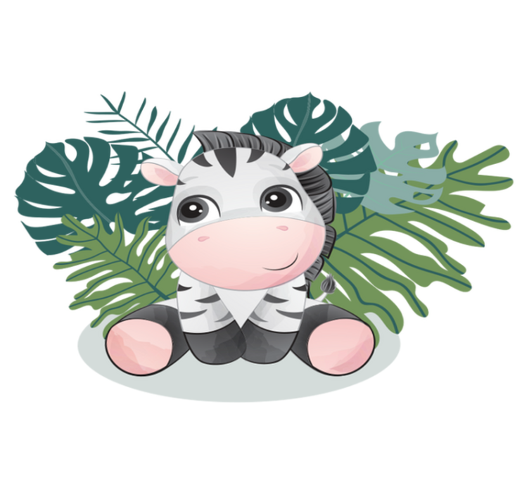 Wild africa zebra animal vinyl rug - TenStickers