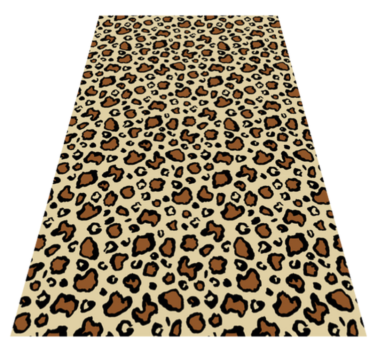 Classic leopard animal vinyl rug - TenStickers