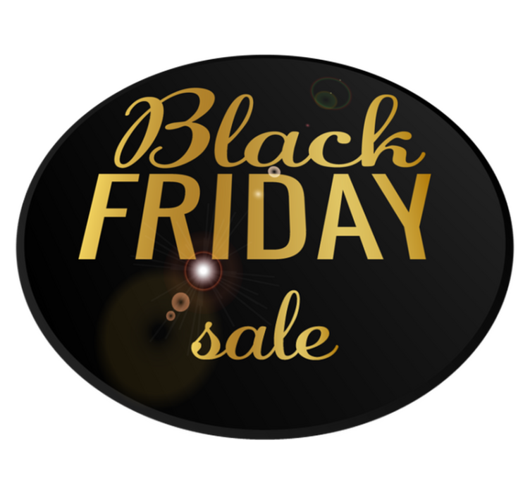 Black friday vinyl rug elegant black friday offer - TenStickers