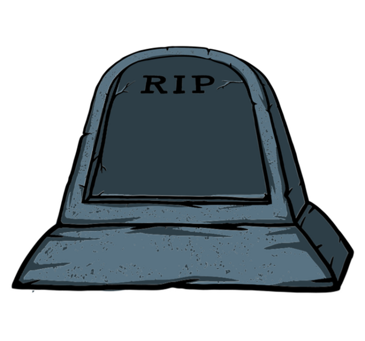 Halloween vinyl rug grave oddities and curiosities - TenStickers