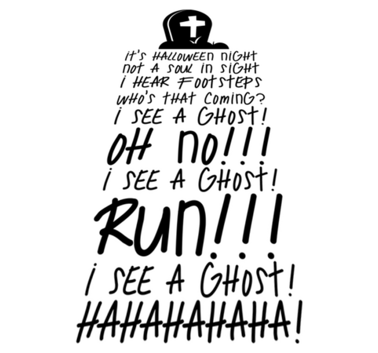 Halloween vinyl rug - thriller - TenStickers