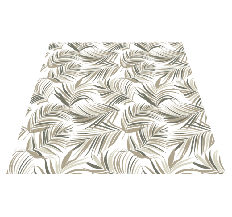 Lush mysterious nature flower vinyl rug - TenStickers