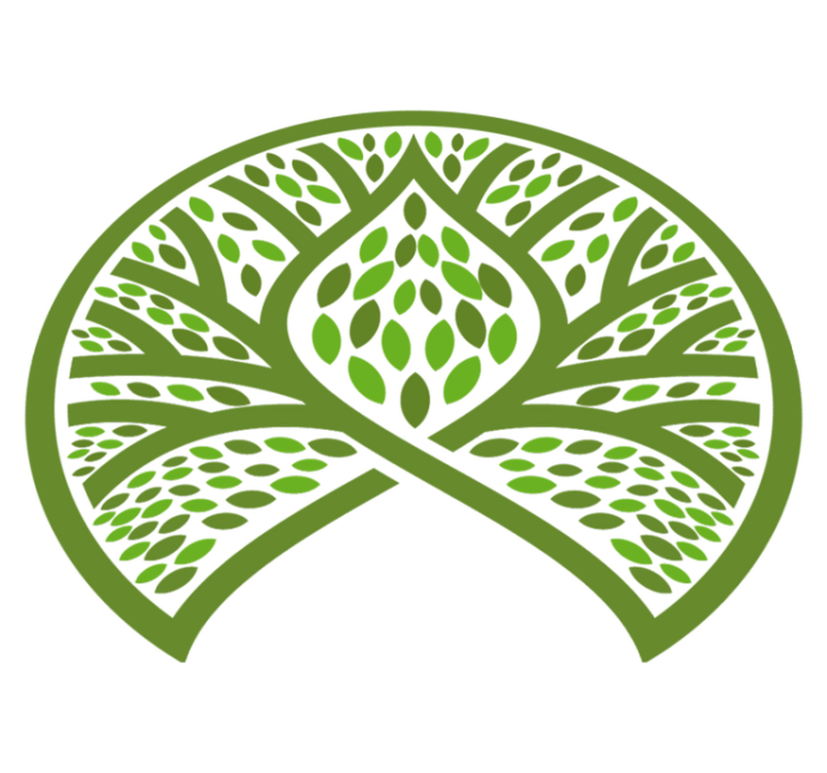 Flower vinyl rug leafy nature design - TenStickers