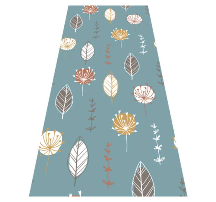 Nordic park kitchen vinyl rug - TenStickers