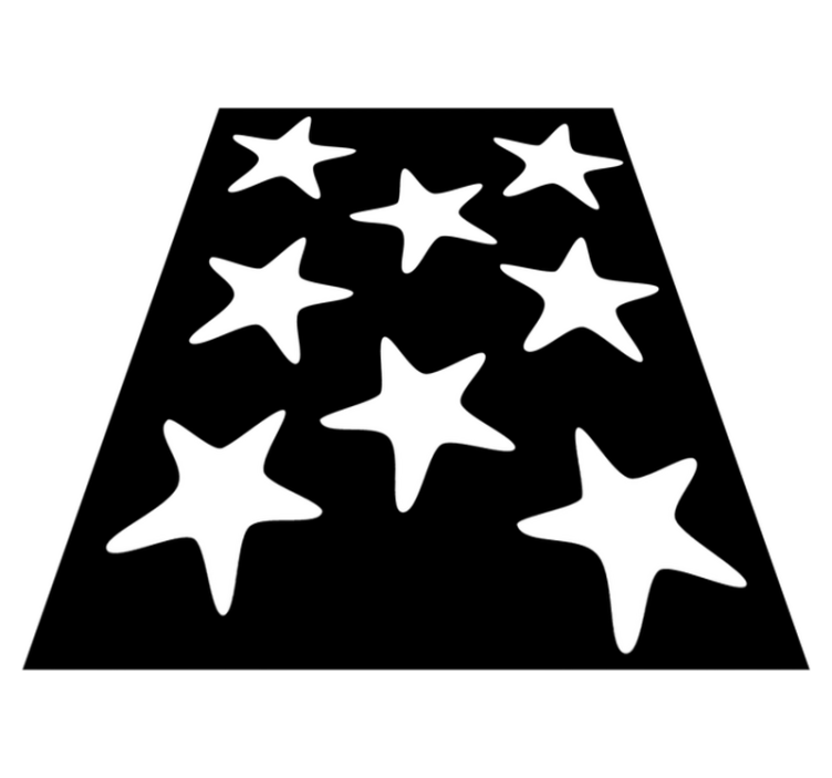 Bathroom vinyl rug starfish design - TenStickers