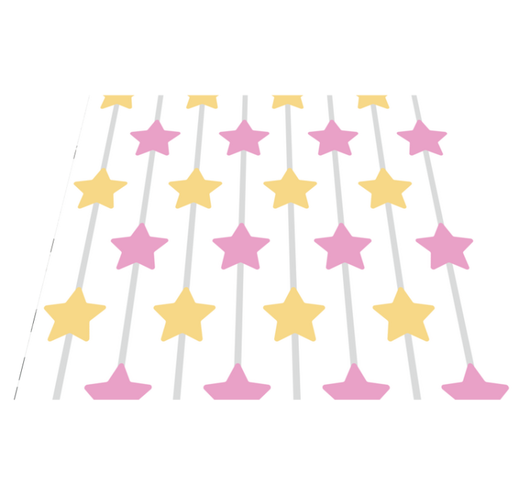 Star vinyl rug with amazing softness - TenStickers