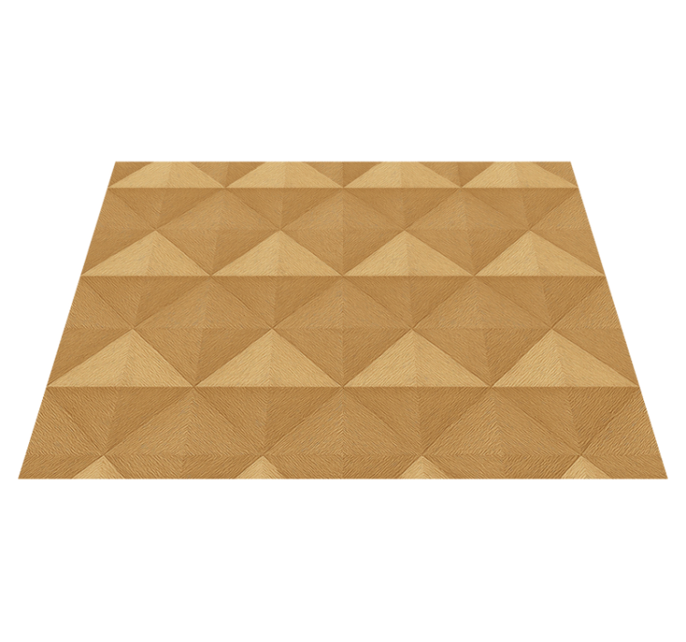 3d gold bedroom vinyl rug - TenStickers