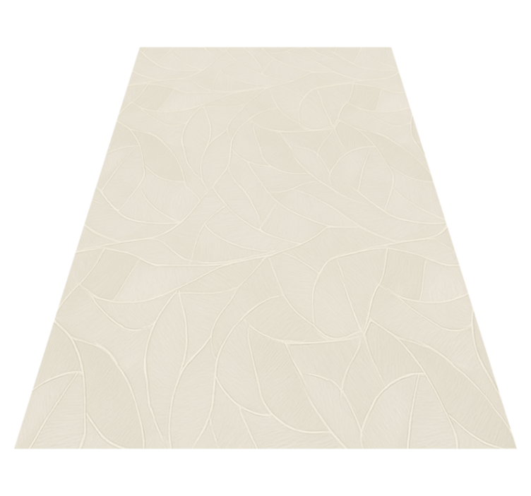 Bedroom vinyl rug in soft floral design - TenStickers