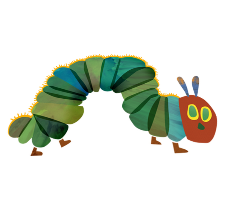 Kids vinyl rug the hungry caterpillar - TenStickers