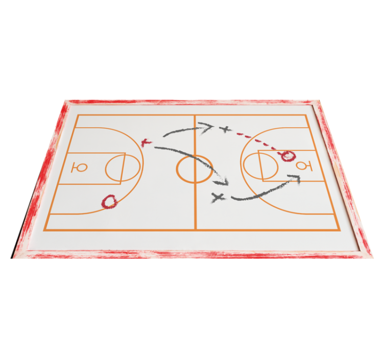 Gaming vinyl rug for board game sports coach - TenStickers
