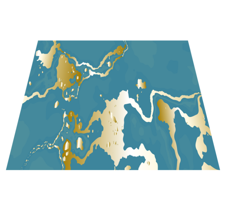 Bathroom vinyl rug with marble pattern design - TenStickers