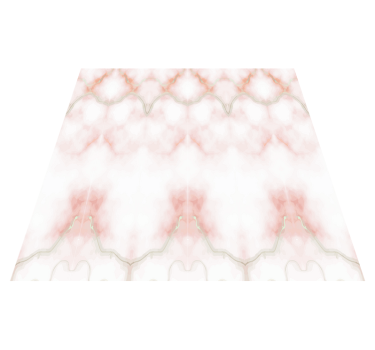 Bathroom vinyl rug in pink marble with yellow streaks - TenStickers