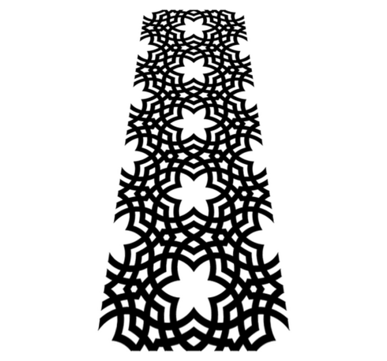 Bathroom vinyl rug with saracena texture design - TenStickers