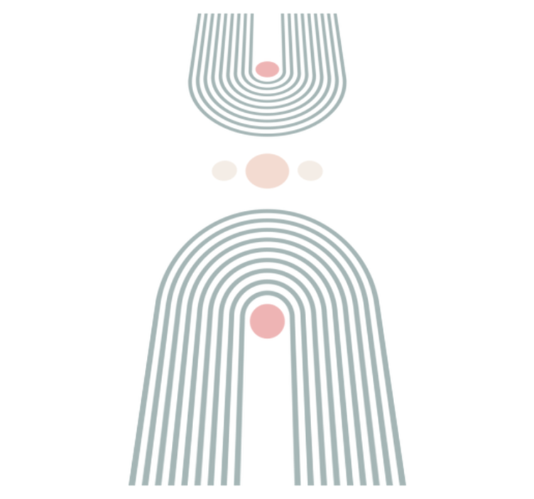 Abstract minimalist bathroom vinyl rug - TenStickers