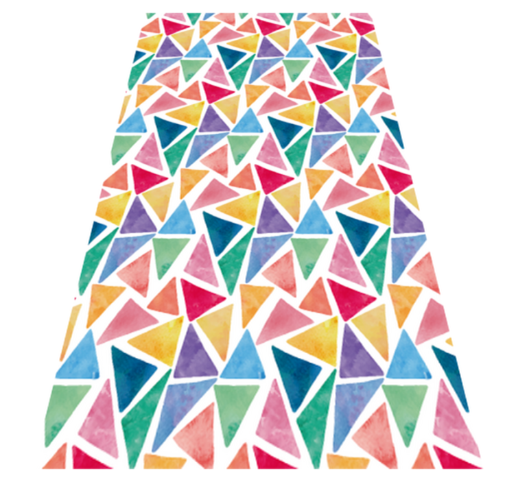 Kitchen vinyl rug geometric cabinet vinyl - TenStickers