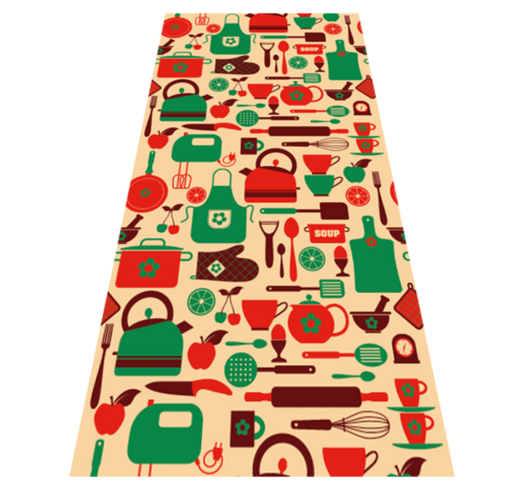 Kitchen vinyl rug for kitchen furniture covers - TenStickers