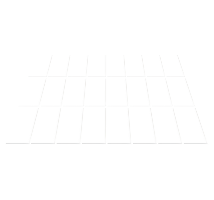 Long white kitchen vinyl rug - TenStickers