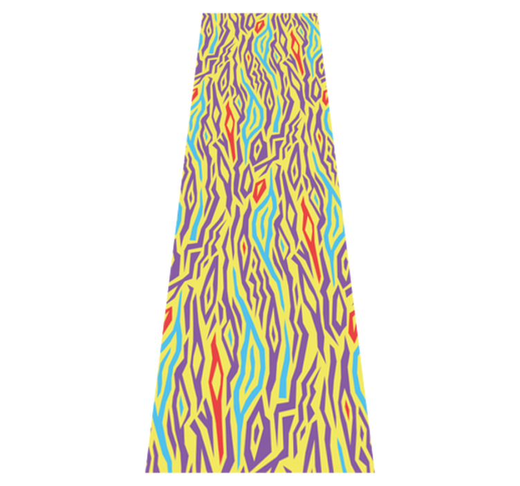 Kitchen vinyl rug vintage zebra animal print mat - TenStickers