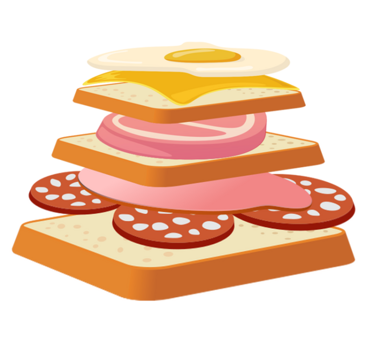 Kitchen vinyl rug francesinha - TenStickers