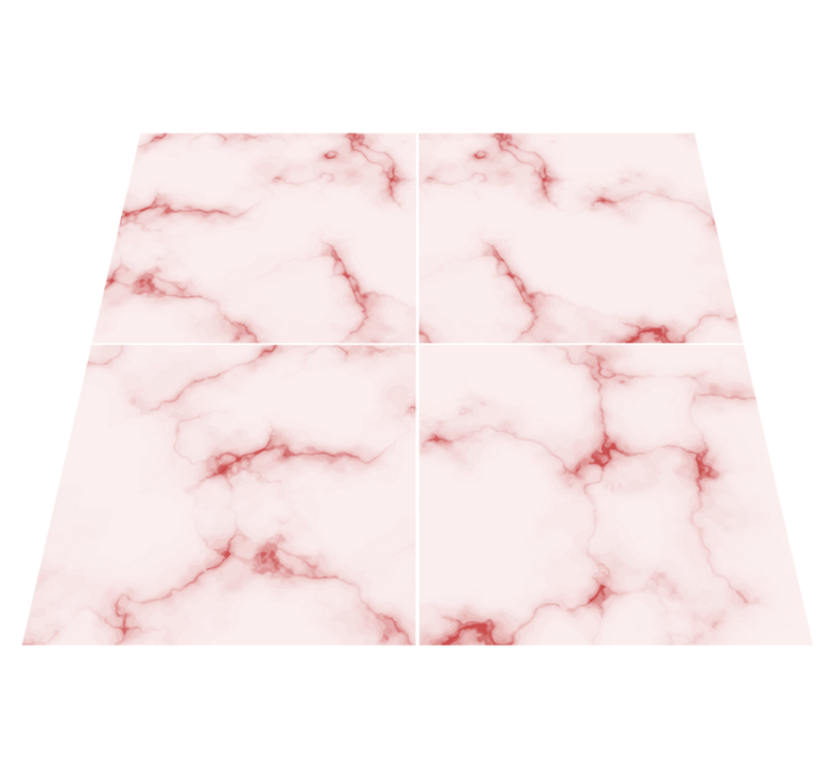 Kitchen vinyl rug marble tile stickers - TenStickers