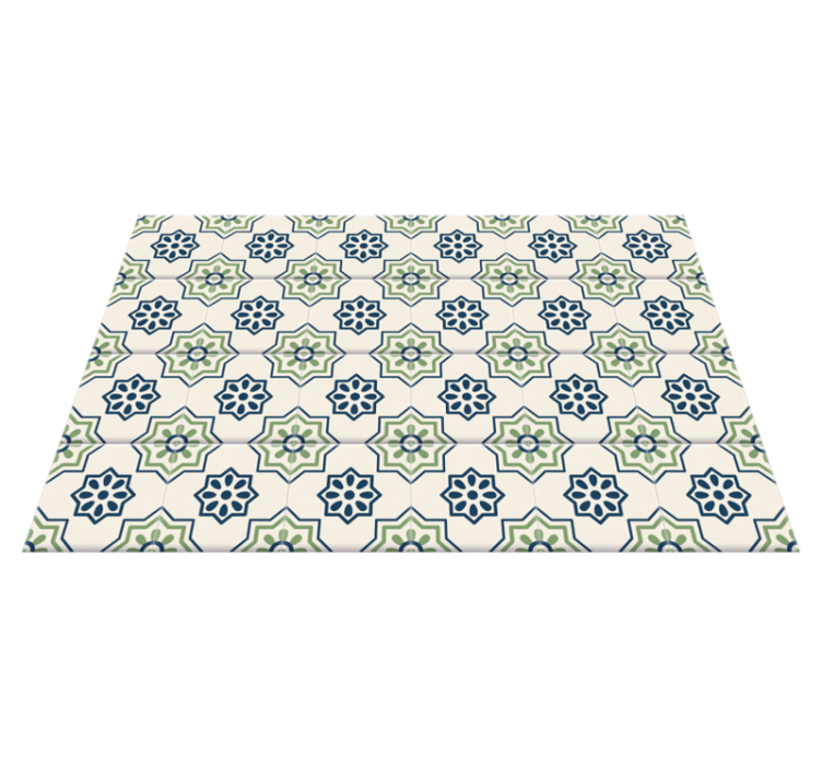 Kitchen vinyl rug kitchen tiles sticker - TenStickers