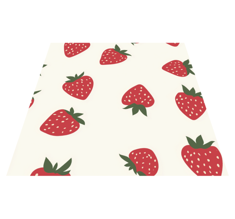 Cherry fruit design kitchen vinyl rug - TenStickers