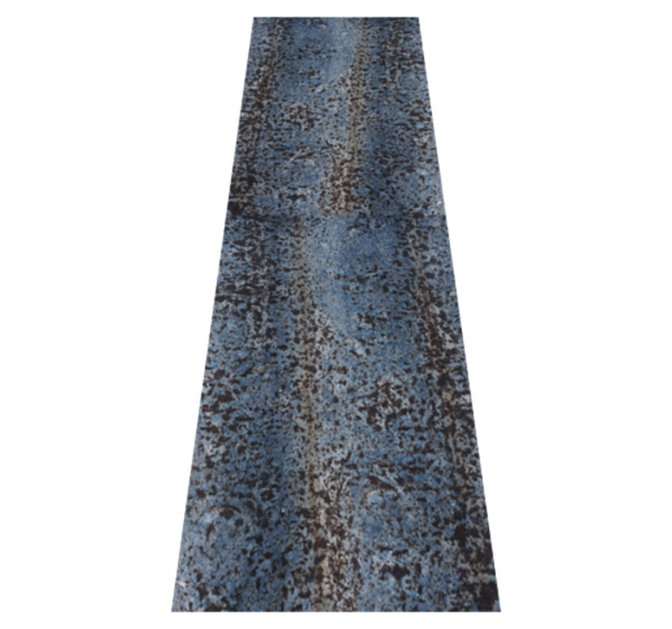 Bedroom vinyl rug with retro design and raw pattern - TenStickers