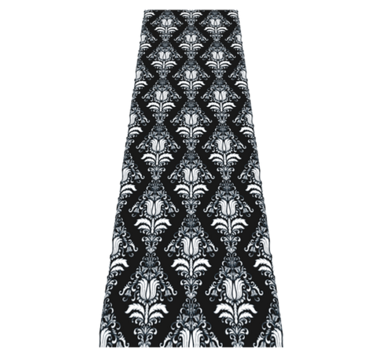 Bedroom vinyl rug in french provincial design - TenStickers