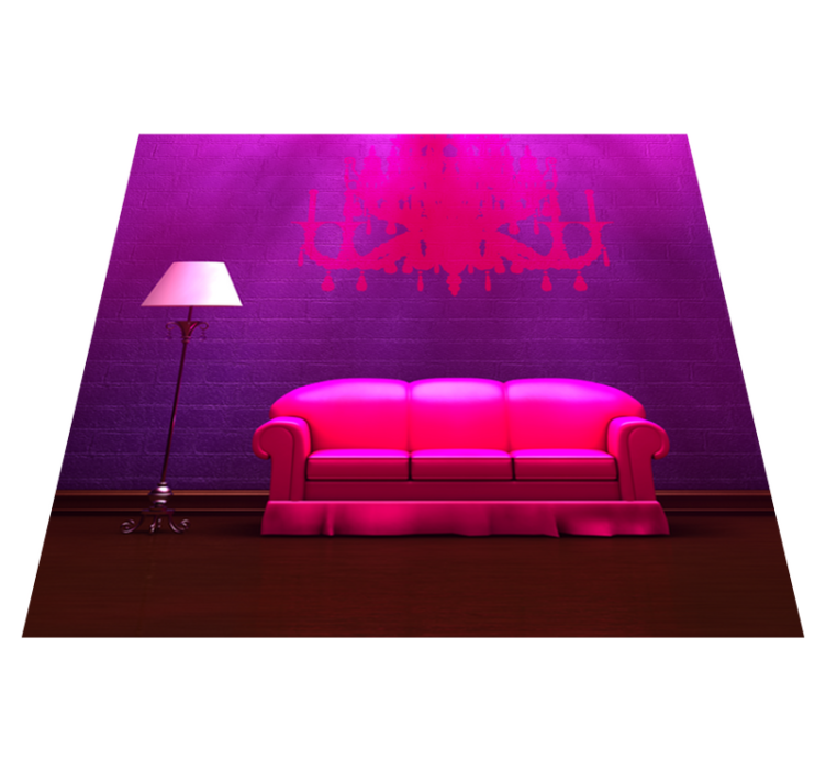 Bedroom vinyl rug decorative vinyl for sofa and lamp - TenStickers