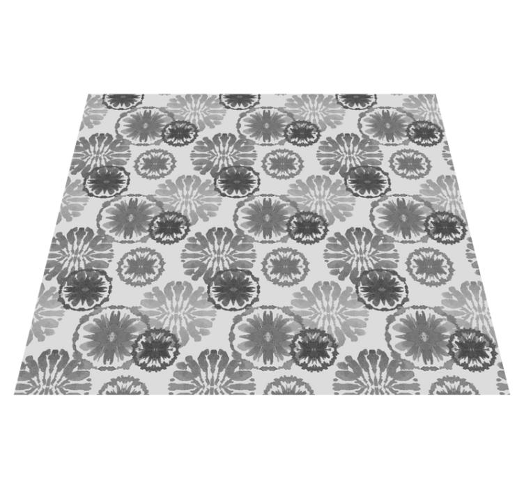 Grey painted illusion office vinyl rug - TenStickers