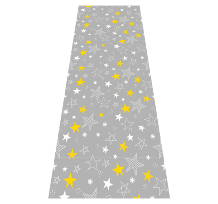 Pantone stars bedroom vinyl rug - TenStickers