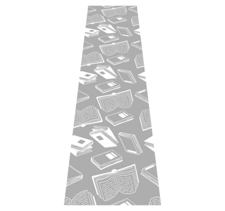 Bedroom vinyl rug nordic style grey design - TenStickers