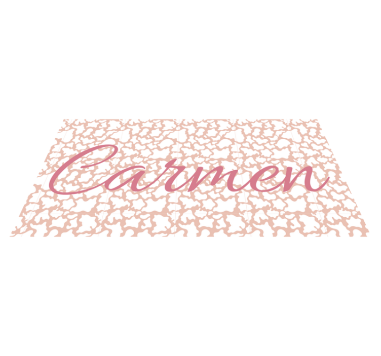 Personalized Animal Print custom floor mat - TenStickers