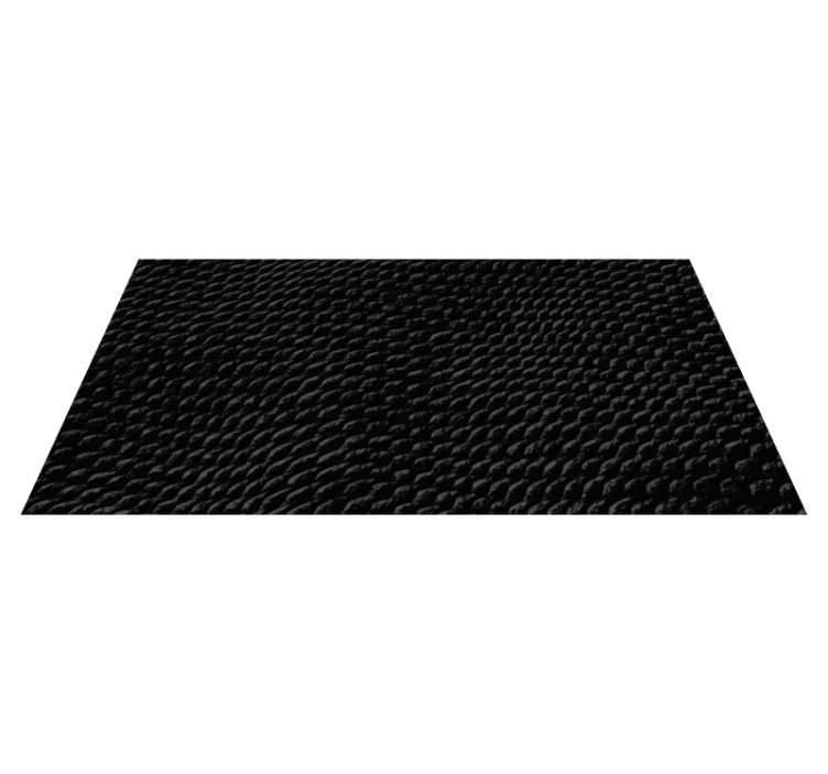 Black snake skin animal print vinyl rug - TenStickers